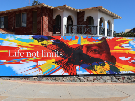 MSWA Client Hank's mural.