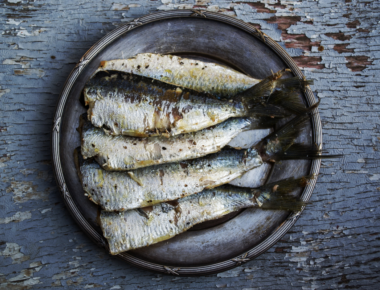 sardines in a bowl