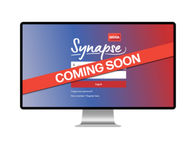 Syanpse desktop screen with coming soon banner.
