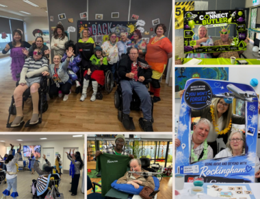 Collages of images of the Connect celebrations.