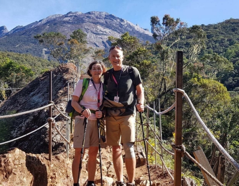 Horst and Helen Mt Kinabalu March 2023