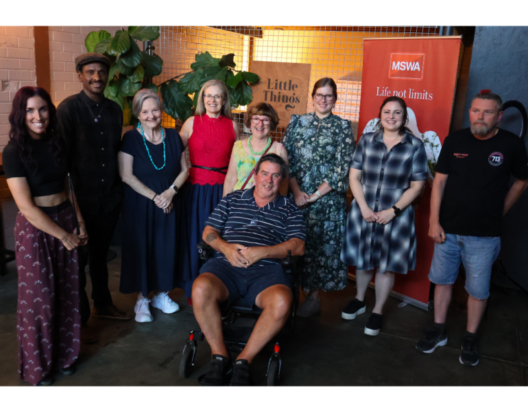 MSWA CEO Melanie Kiely, with Life not Limits Grant Recipient 2025