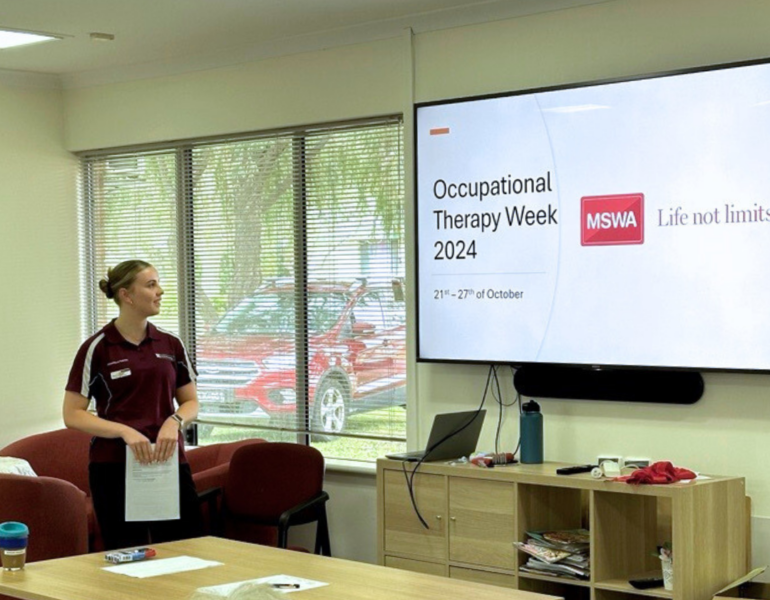 OT presenting at OT week