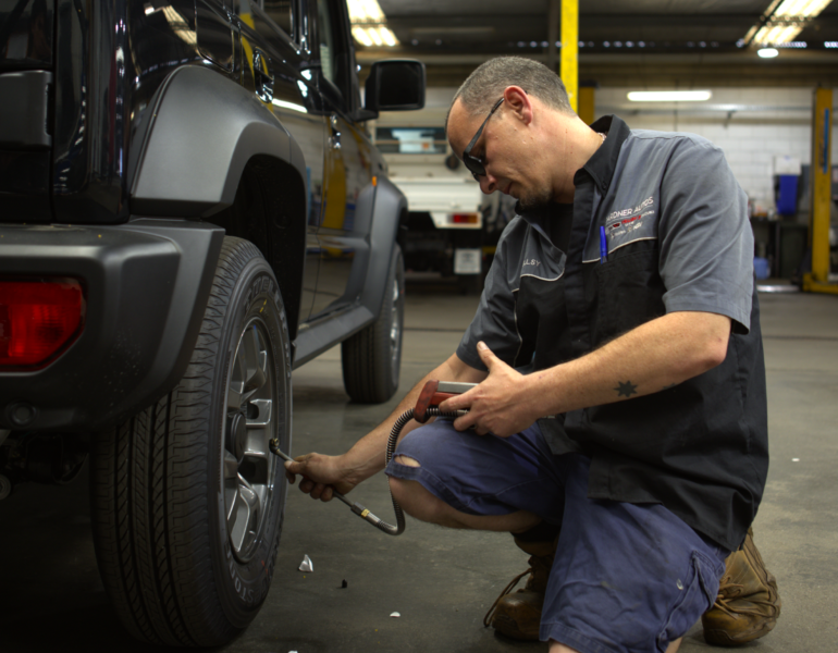 mechanic at work