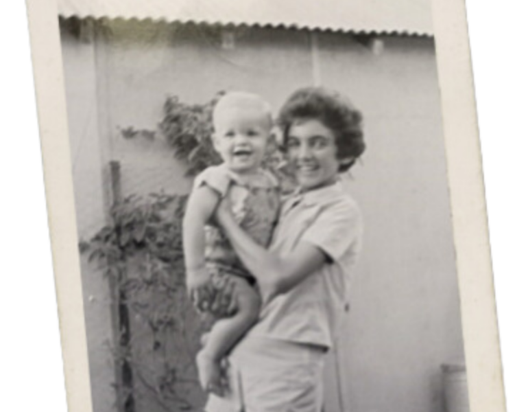 Black and white photograph