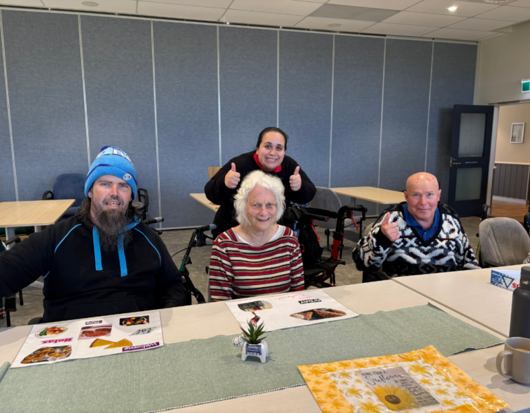MSWA Client playing rummikub.