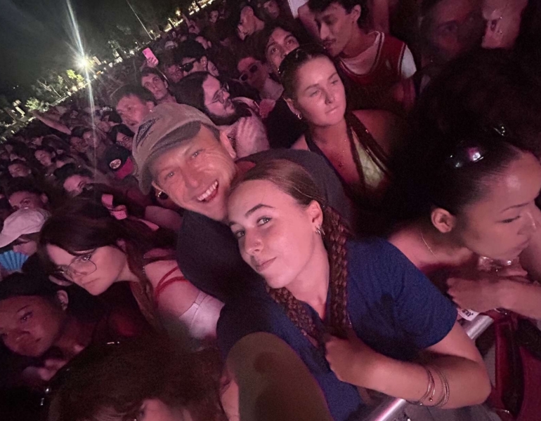 people smiling at camera