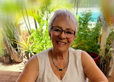 woman smiling at the camera