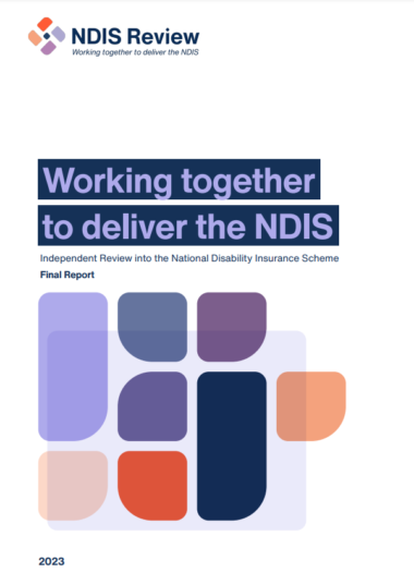 NDIS Final Report front page