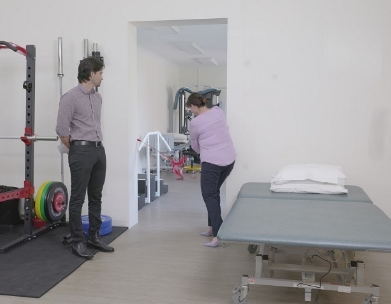 physiotherapy session
