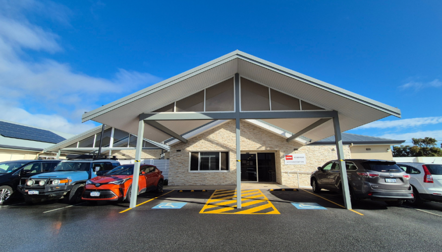 Image of Albany accommodation entrance