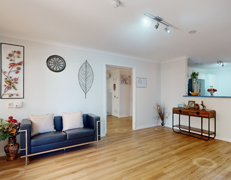 open space living room