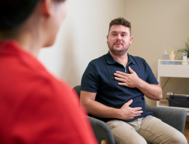 client during speech path session