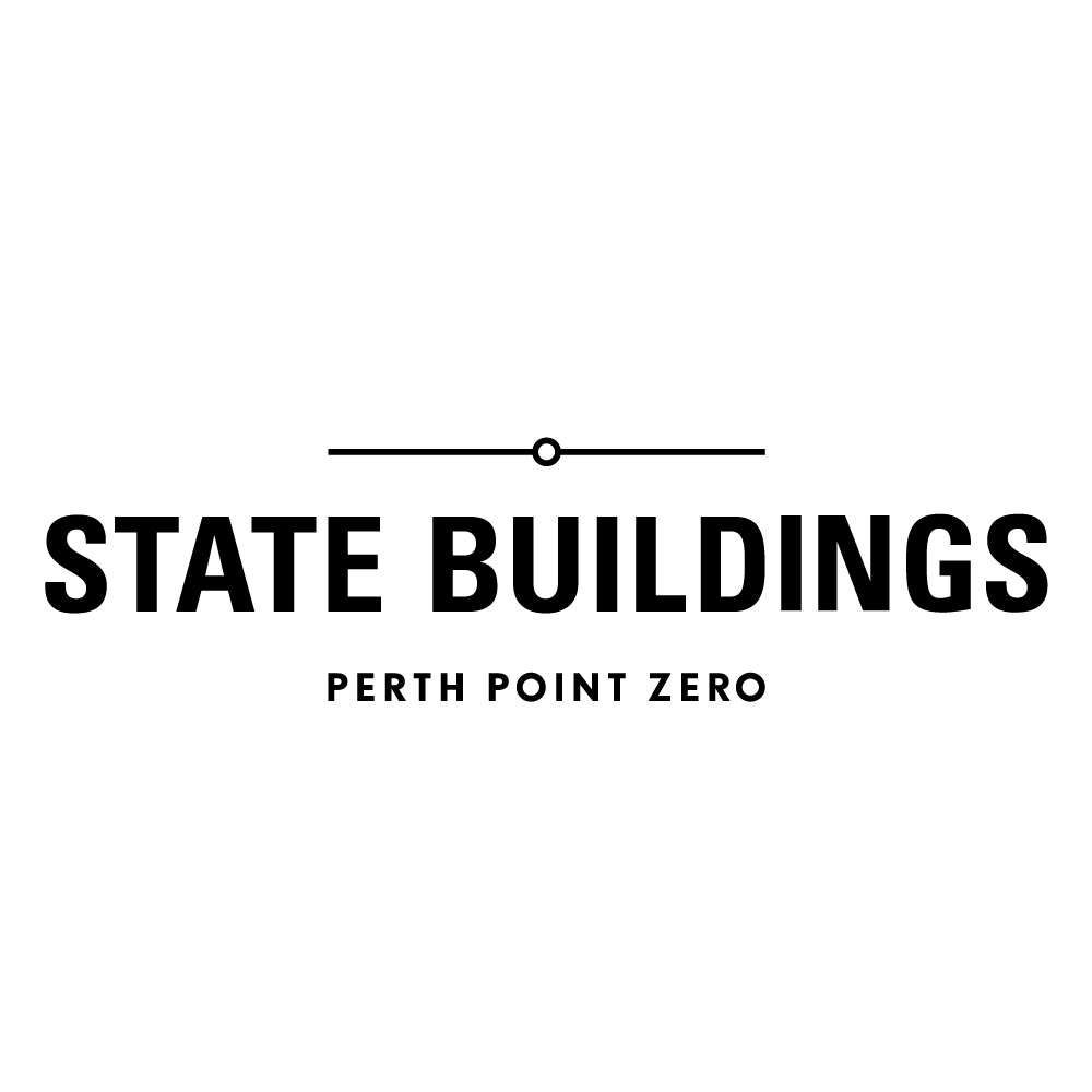 The State Buildings Master Logo Blk